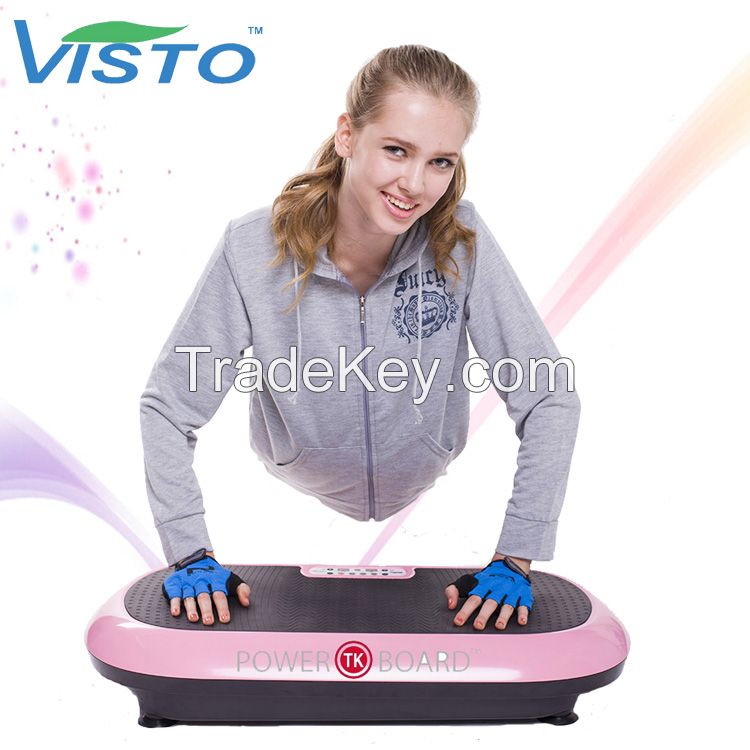 vibration plate crazy fit massage ultrathin body slimmer