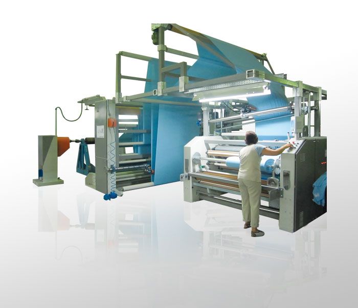 DOUBLE FOLD DRUM WINDING & ROLL MACHINE