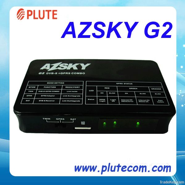 2013 Newest Azsky G2 GPRS Dongle & DVB-S Receiver Combo