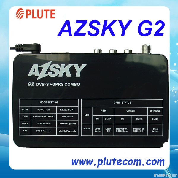 Azsky G2 GPRS Dongle & DVB-S Receiver Combo