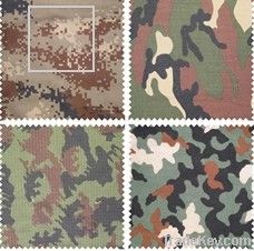 Aramid camouflage fabric