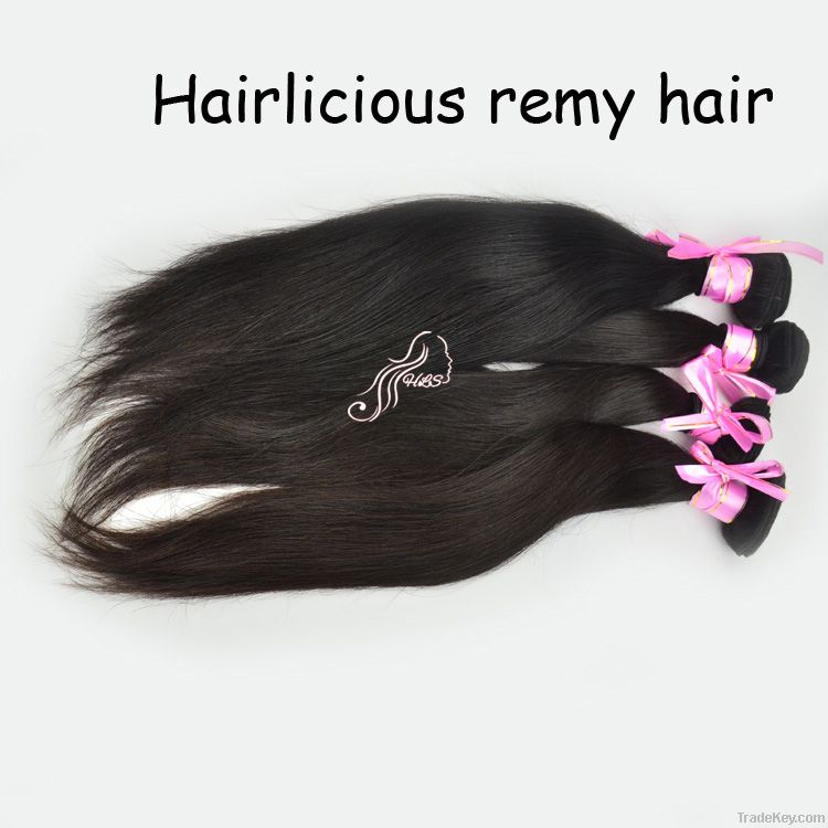 Hairlicious Malaysian straight human hair extensions wholesale