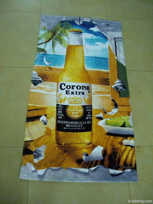 100% cotton reactive printed Beach Towel