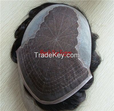 Men's toupees/ hair replacement for men Natural hair products