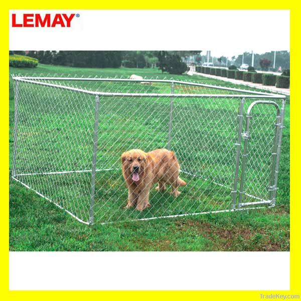 Hot Sale 7.5*7.5*4'' galvanized chain link  dog kennel