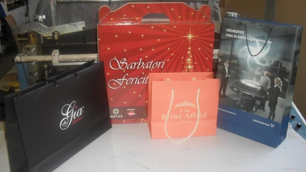 gift paper bags, gift cardboards boxes