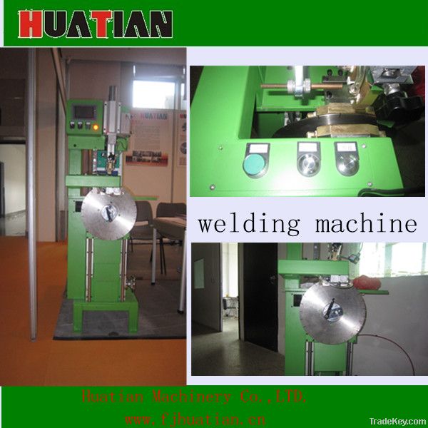 Automatic welding machine for diamond segment