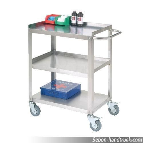 RCS-0323 B stainless steel sorting trolley, multi-purpose trolley