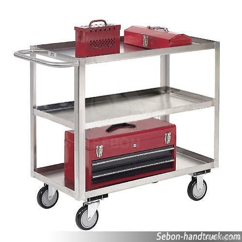 RCS-0325 C stainless steel sorting trolley, multi-purpose trolley