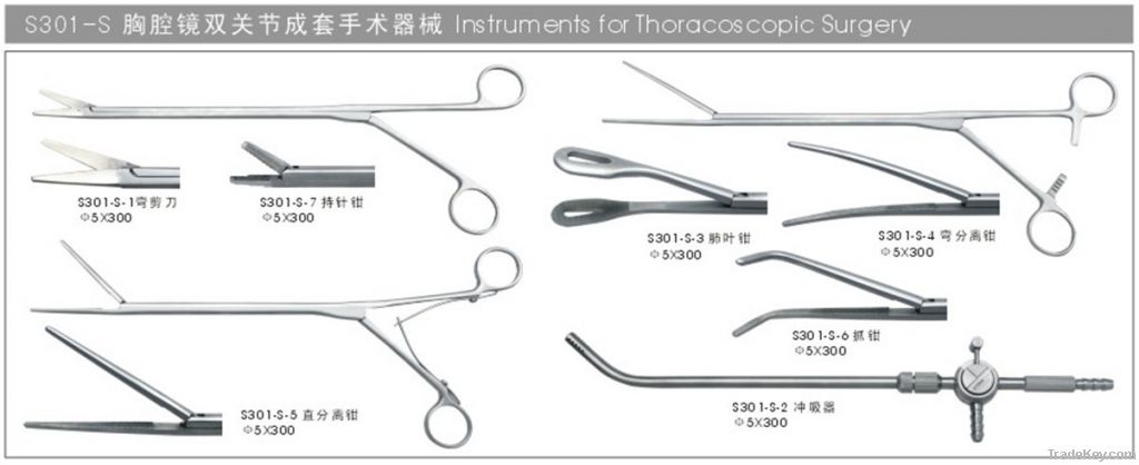 Instruments for thoracoscopic surgery