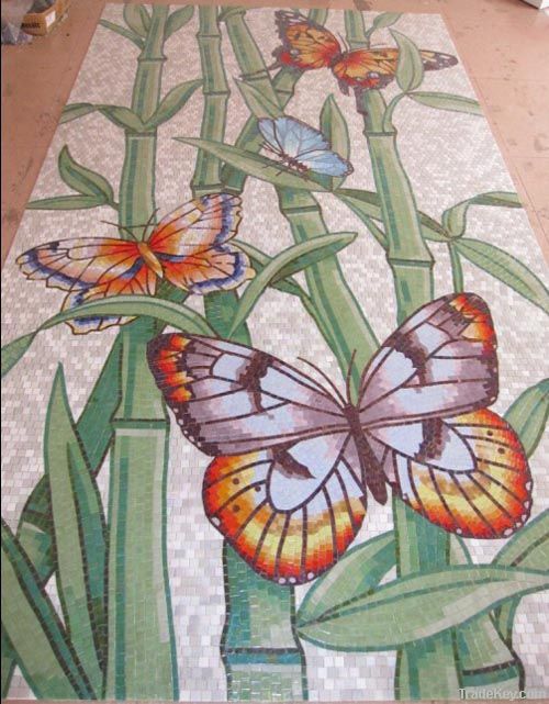 Glass Mosaic Pattern Art Mosaic