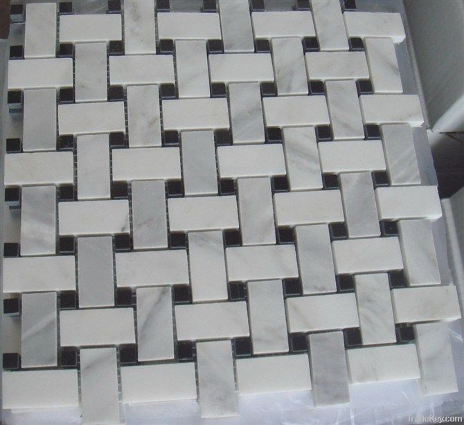 Chinese White Marble Mosaic Tile