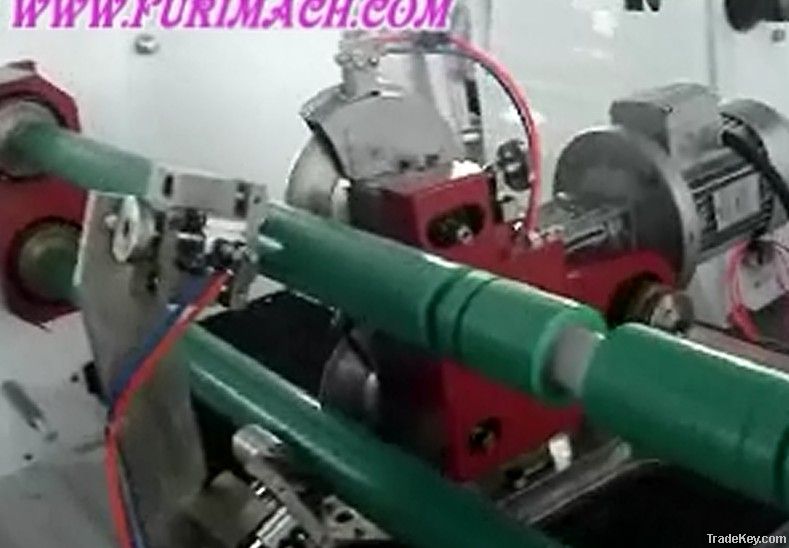Double shaft auto roll cutting machine