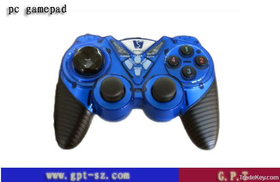 USB port pc gamepad (game controller) with dual shock(TP-U525)