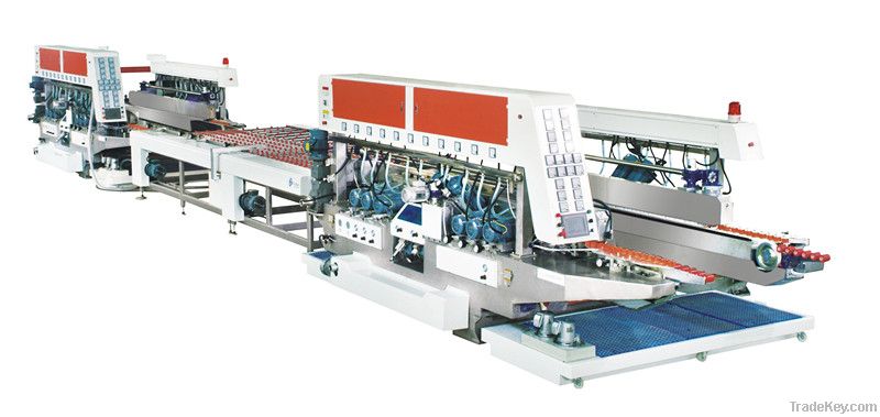 auto-matic straight-line double edging linear production line