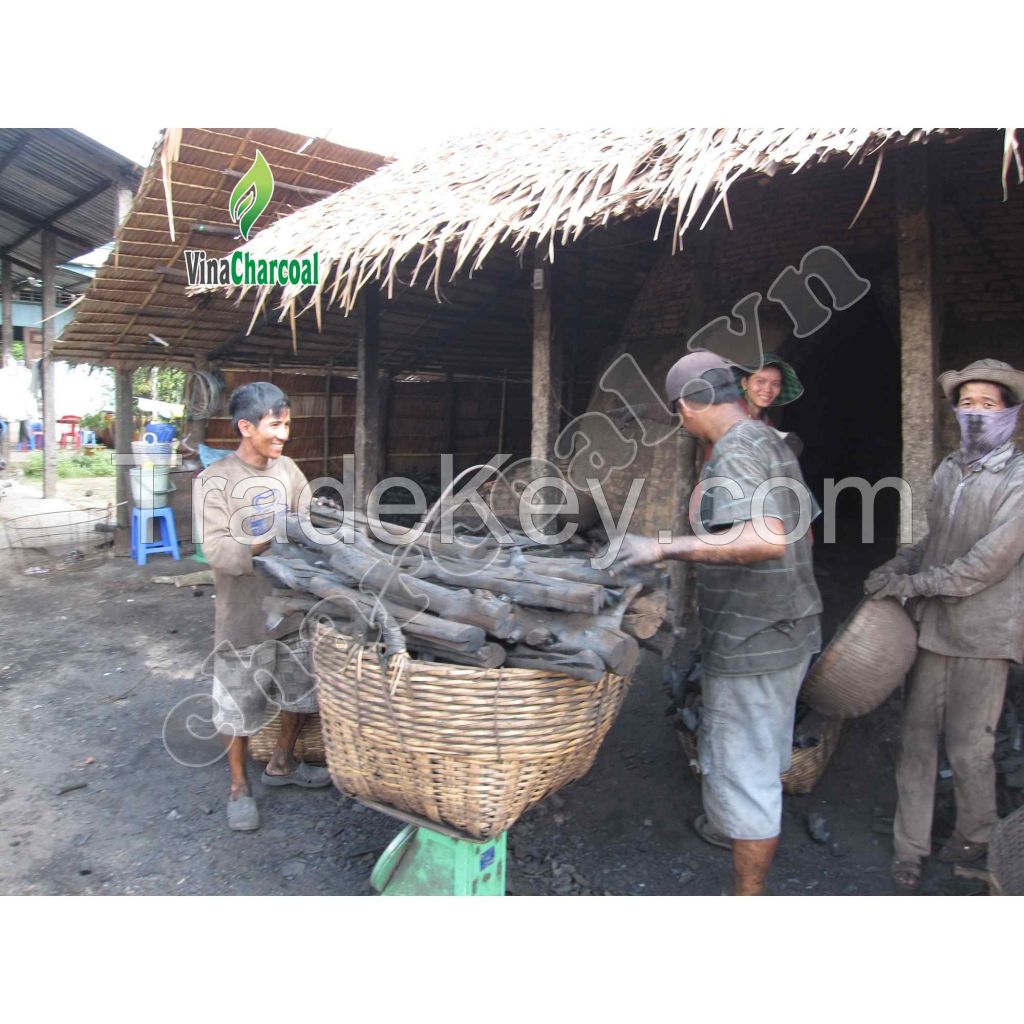 Long burned Mangrove wood charcoal best choice for hookah shisha