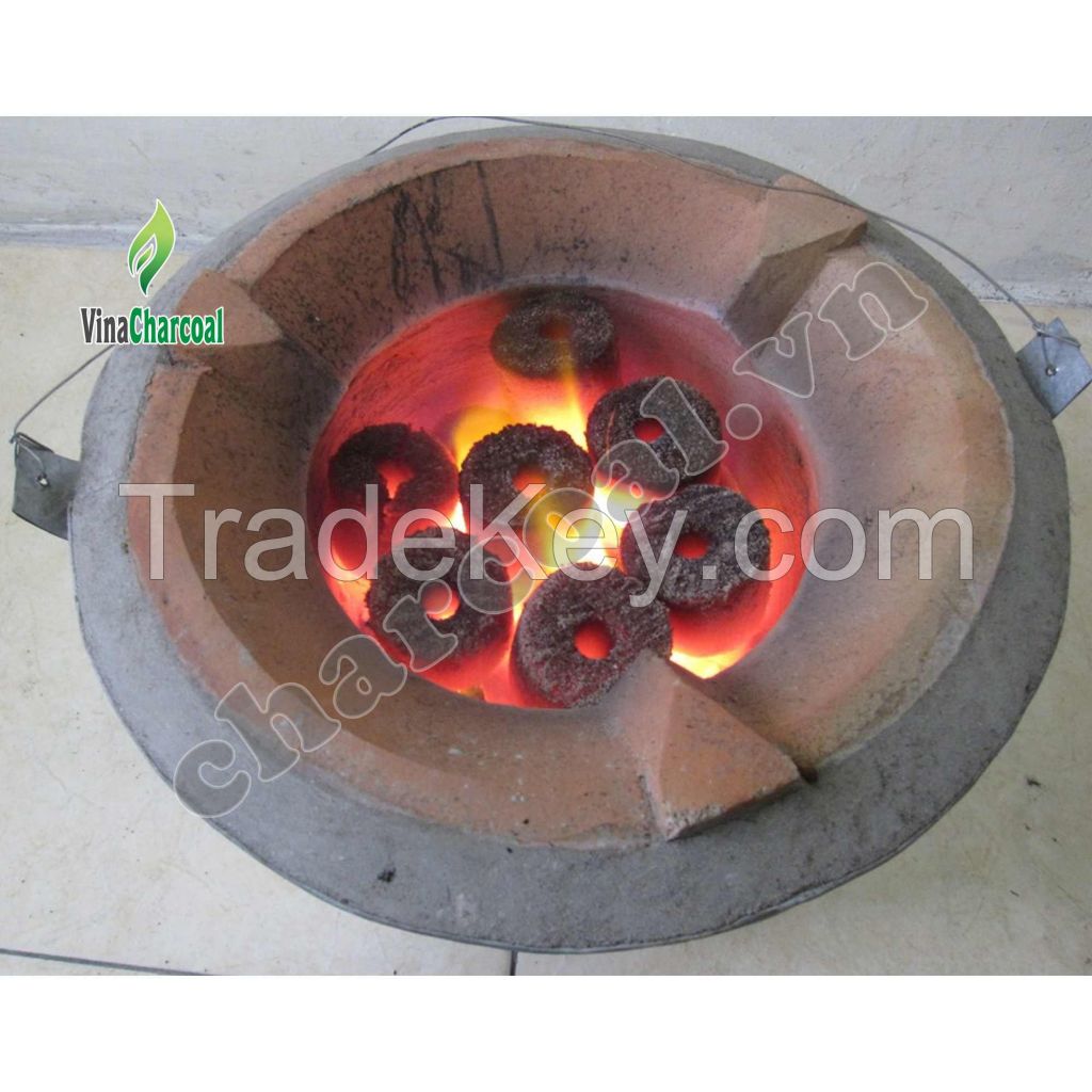 barbecue grilling coconut shell charcoal briquette