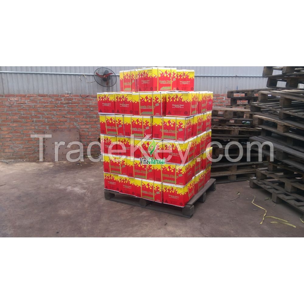 CHARCOAL BRIQUETTE FROM COMPRESSED SAWDUST FOR BRAZIL
