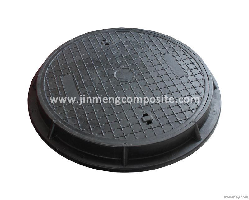 SMC Watertight Composite Manhole Covers for Petrol / Gas Station