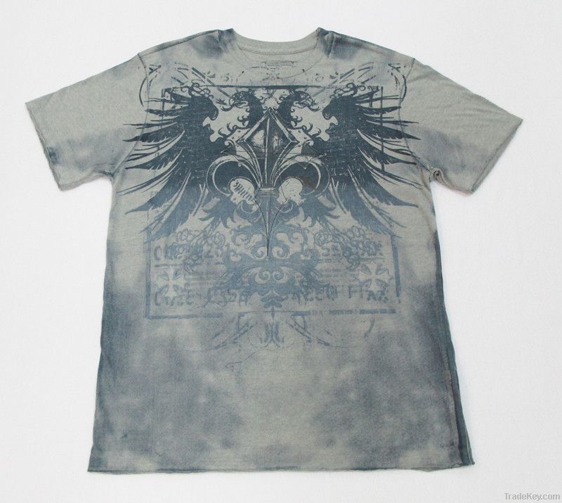 Men&#039;s washed and Printed T Shirts