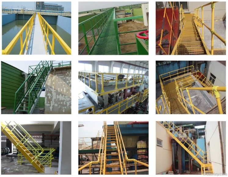 FRP Working platform and handrail