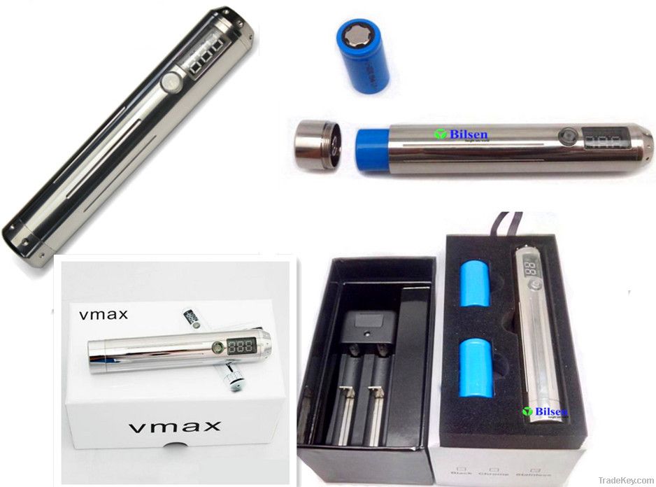Newest Stainless E Cig Vmax, Adjustable Voltage