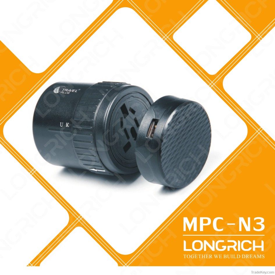 2014LONGRICH Promotional Universal Converter Plug EU Plug Adapter using for 150 countries
