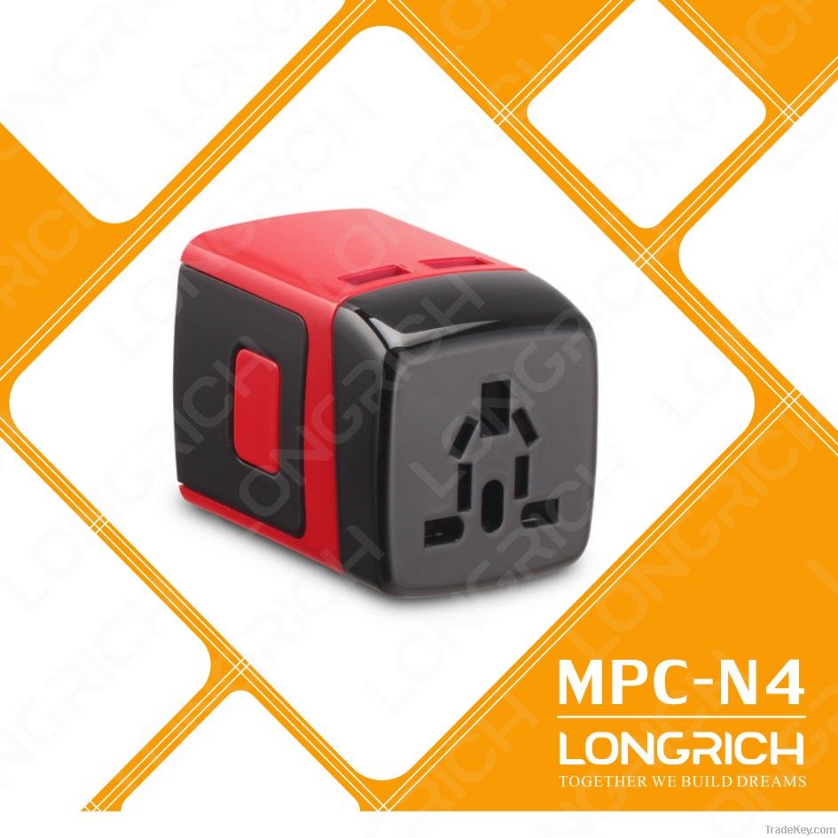 LONGRICH New Power travel charger ac adapter using for 150 countries