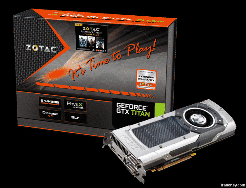 ZOTAC NVIDIA GeForce GTX TITAN GTXTITAN External Graphics Video Card