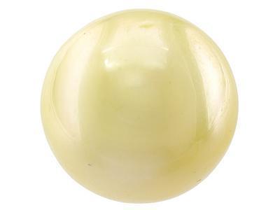 Exquisite 10mm Round Golden South Sea Pearl