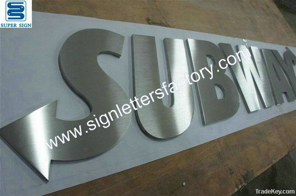 stainless steel letters