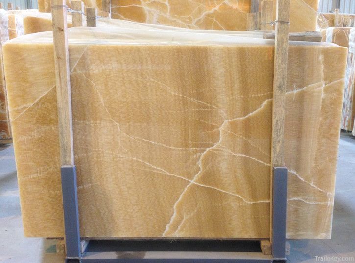 Rosin Yellow Honey Onyx Marble