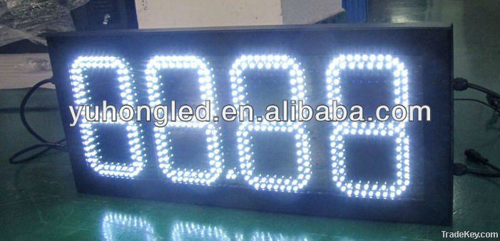 LED gas price display