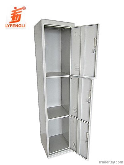 3-tier steel locker