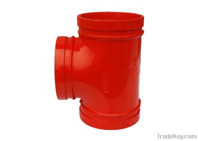 ASTM A536 Tee Victaulic Grooved Pipe Fitting