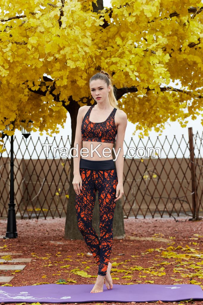 Fitness Gym Wear Sports Wear Eco-Friendly Recycled Custom Printed Yoga Leggings