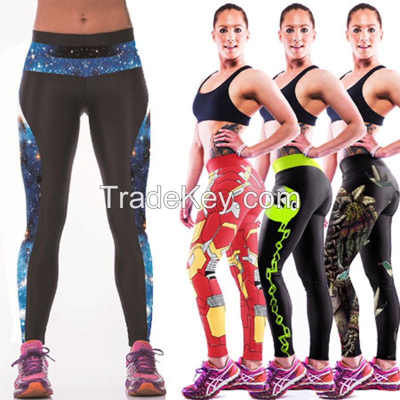 Leggings Manufacture Supply Latest Fashion Paisley Printed Leggings