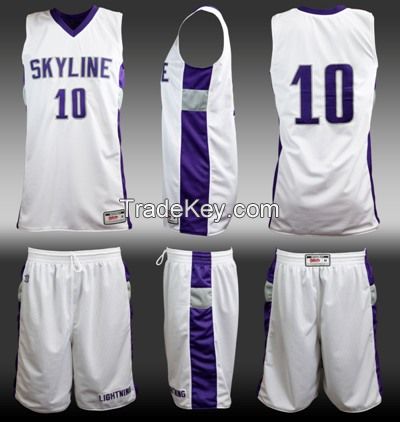 Customized Online Custom Club Team Basketball Uniform Shirt Set Jersey