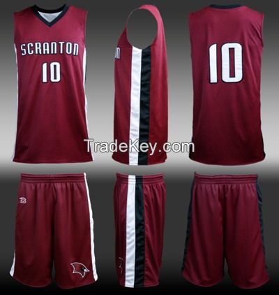 Customized Online Custom Club Team Basketball Uniform Shirt Set Jersey