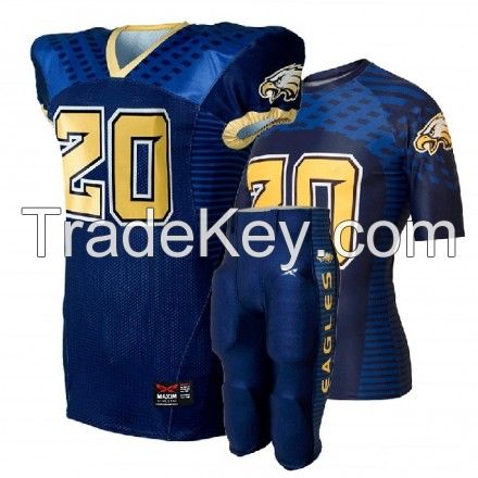 4 way stretch custom american youth football uniforms