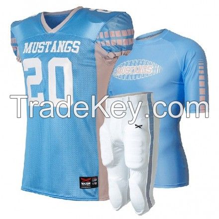 custom design your own american football jersey/uniforms/t shirt