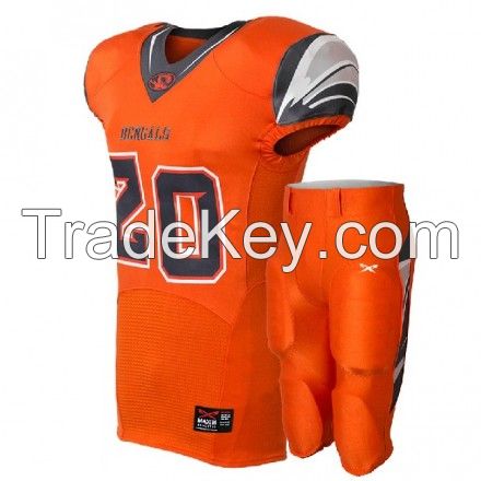 4 way stretch custom american youth football uniforms