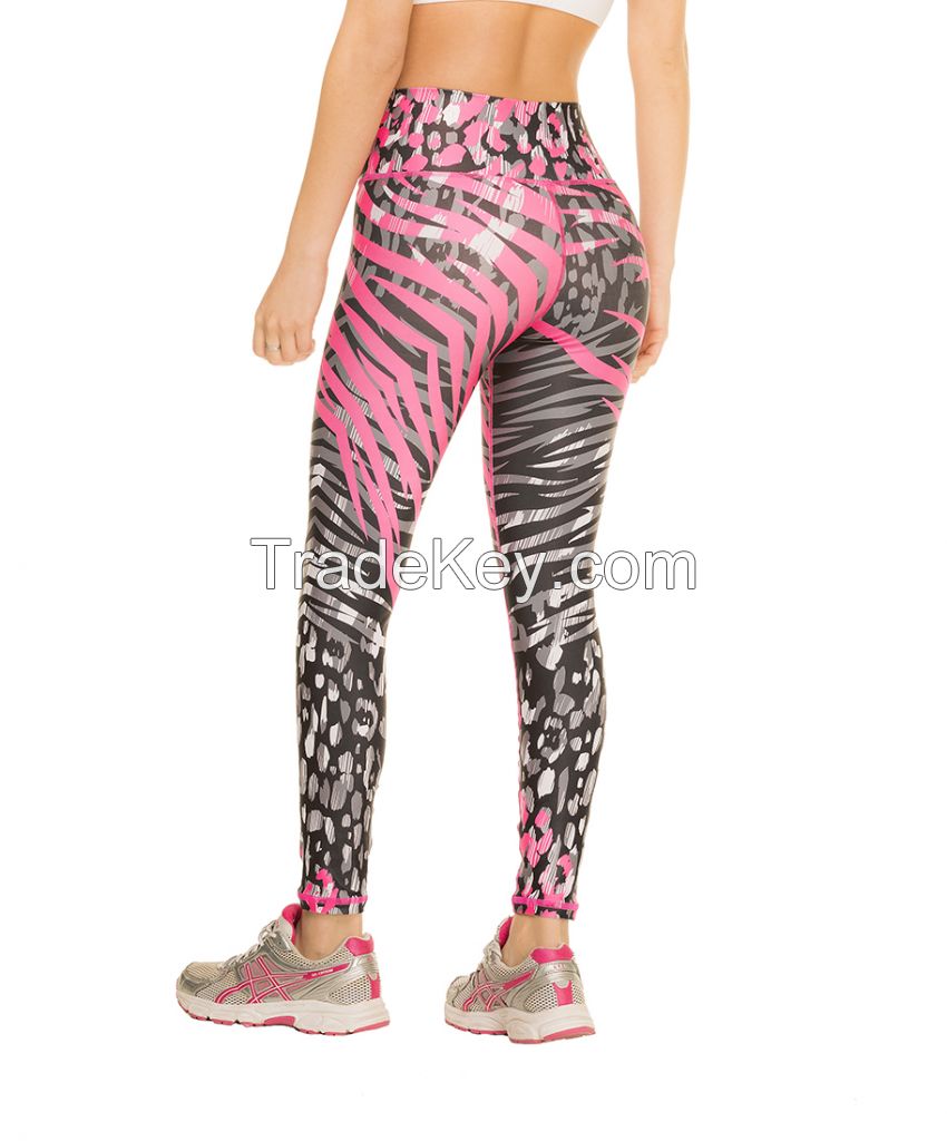 latest printing yoga pants ladies fitness leggings