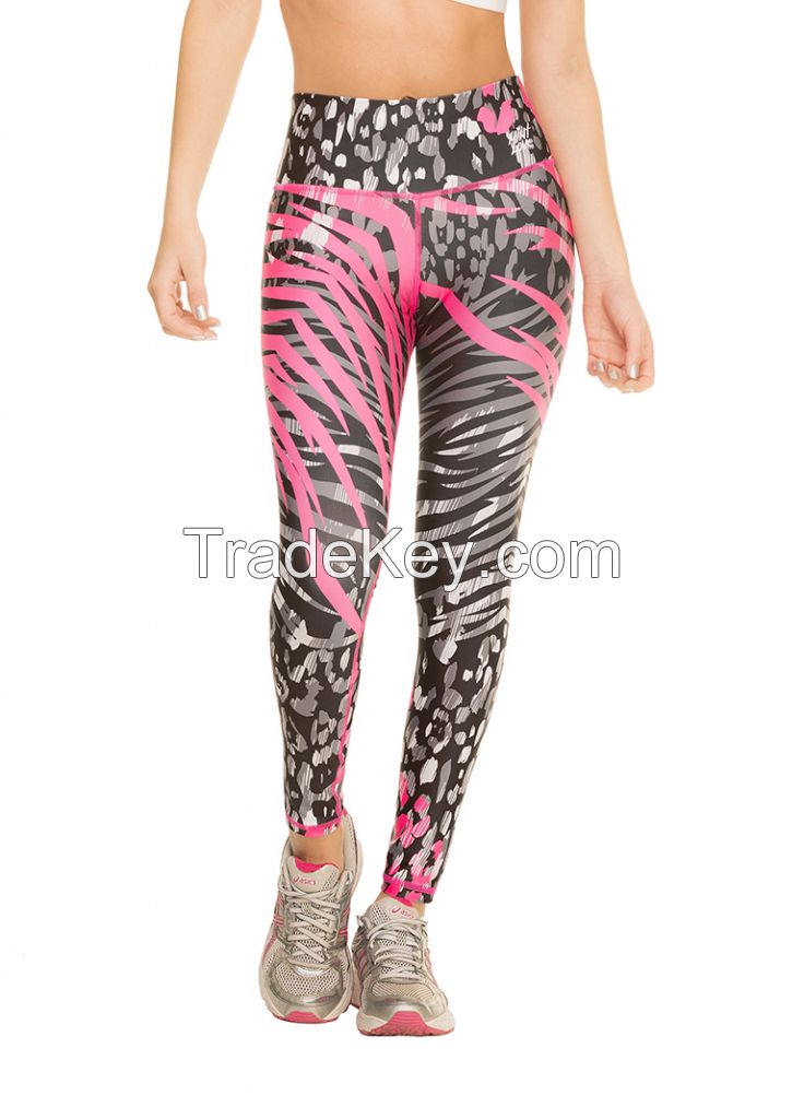 latest printing yoga pants ladies fitness leggings