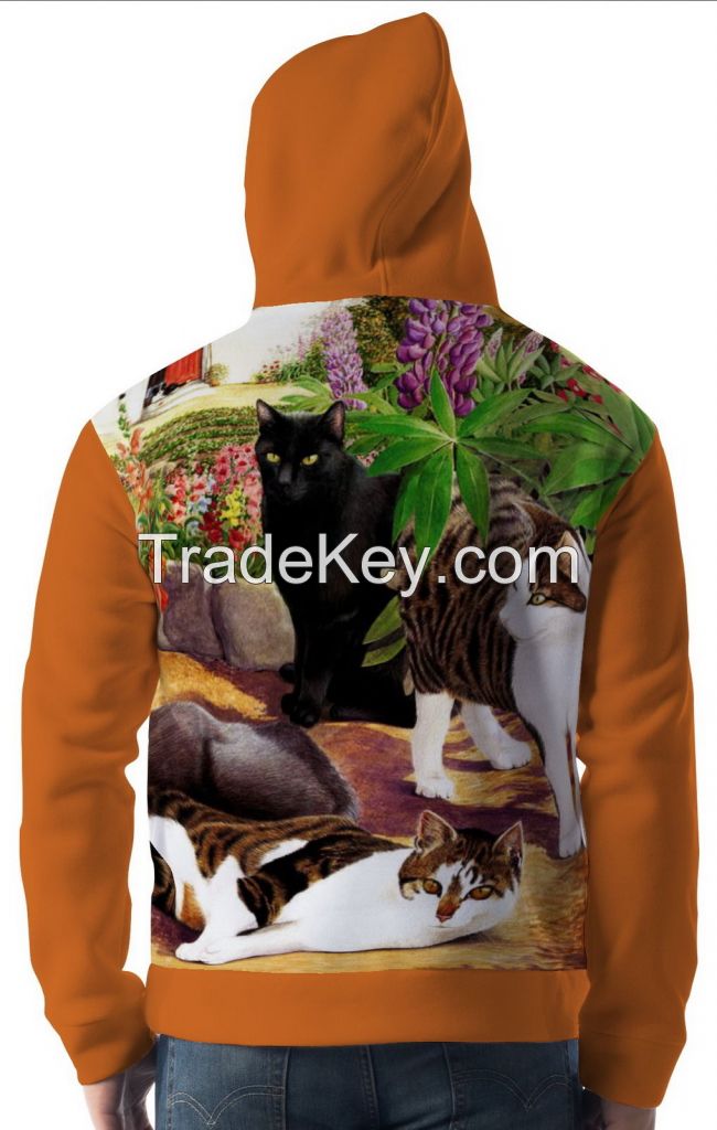 Sublimation All Over Print Crew neck Sweatshirt/Custom Sublimation Hoodies /Sweatshirts