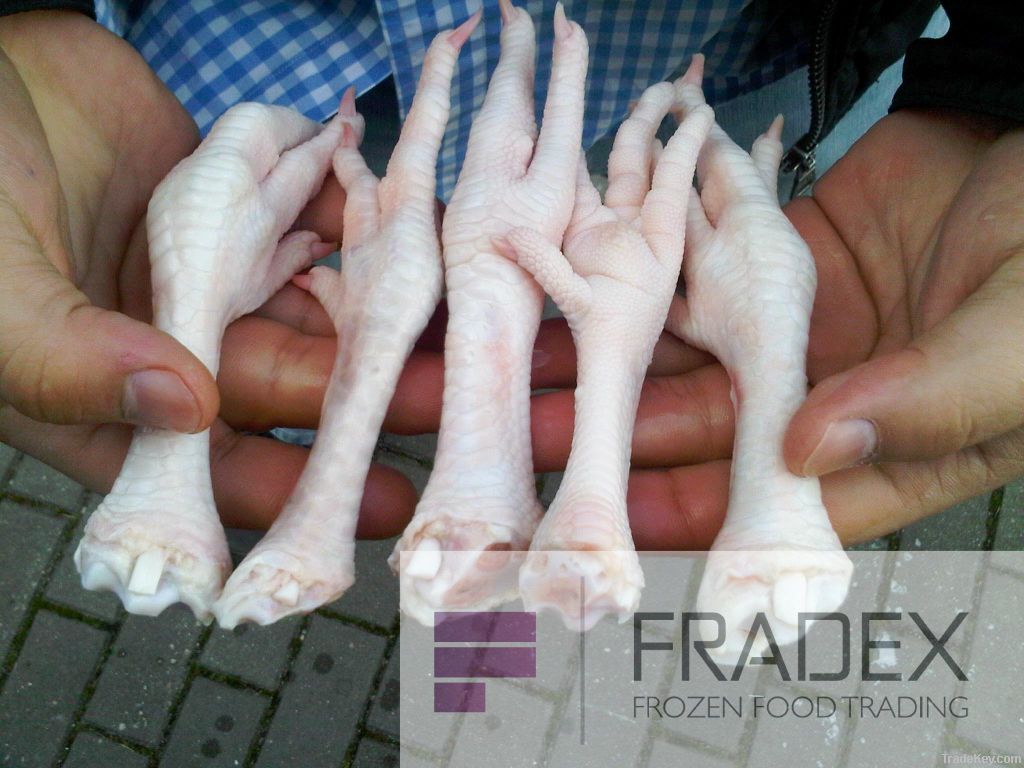 Frozen chicken feet, Grade A, Poland