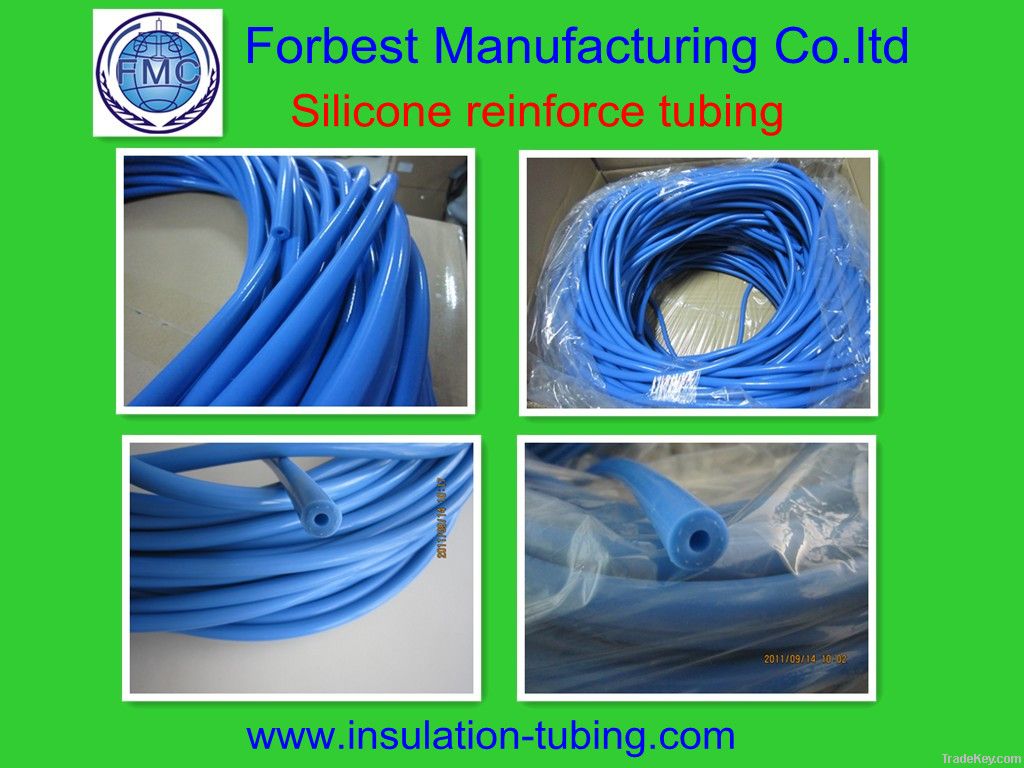 Various silicone reinforce tubing