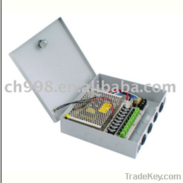 9 channel box-type power supply for cctv system
