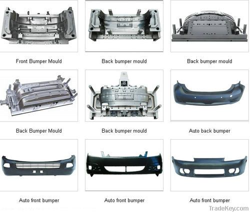 High impact plastic auto front bumper injection mould