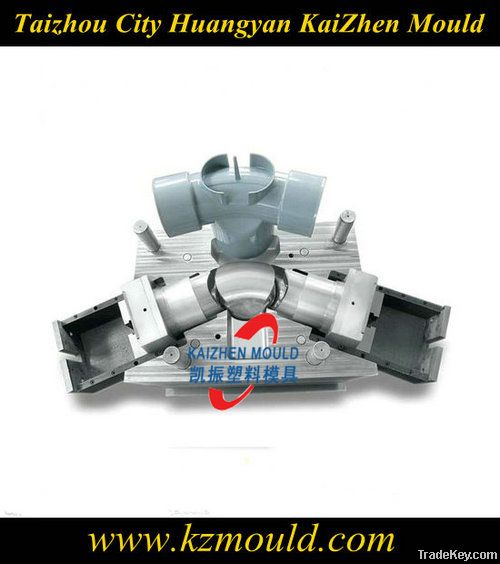 Plastic lateral tee PVC/PPR pipe fitting mould